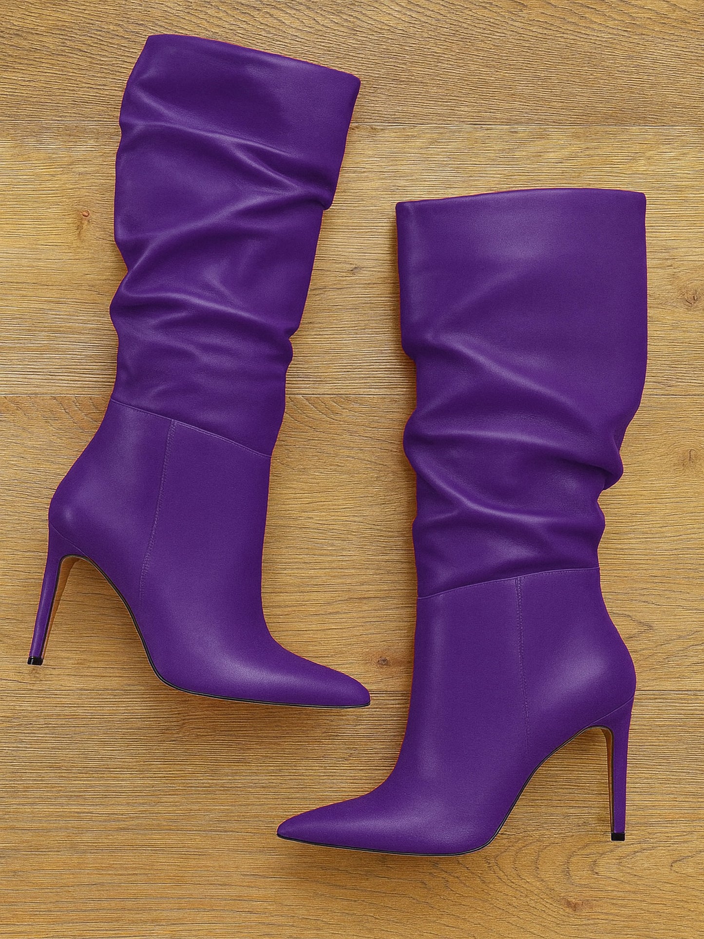 ARZU CUIR VIOLET