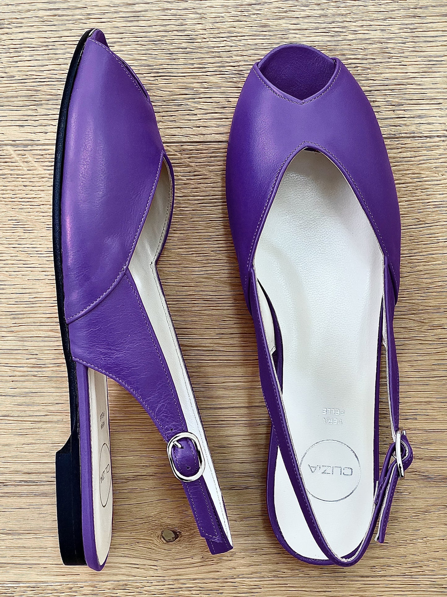 CECIL CUIR VIOLET