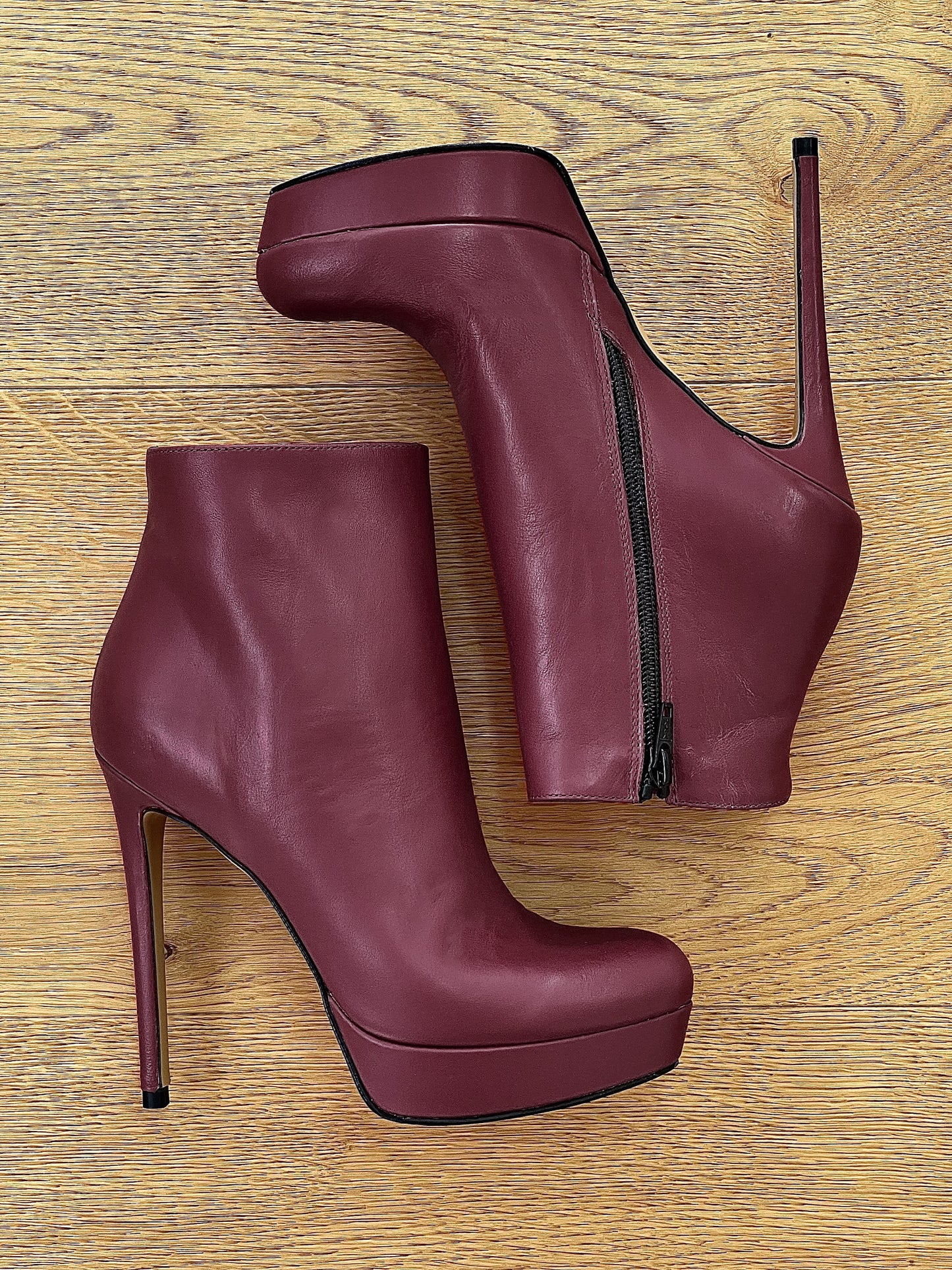 LOREN CUIR BORDEAUX