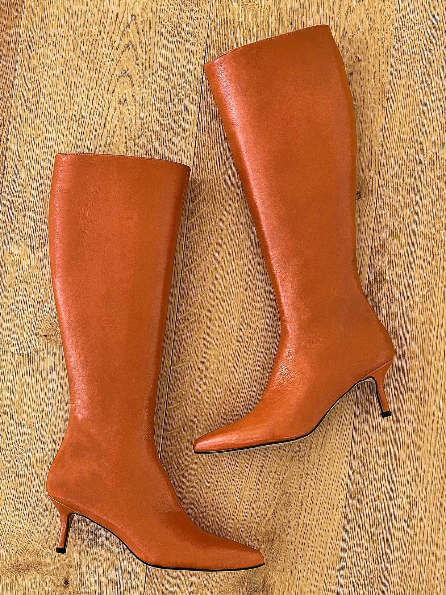 CUIR DE BONBON ORANGE