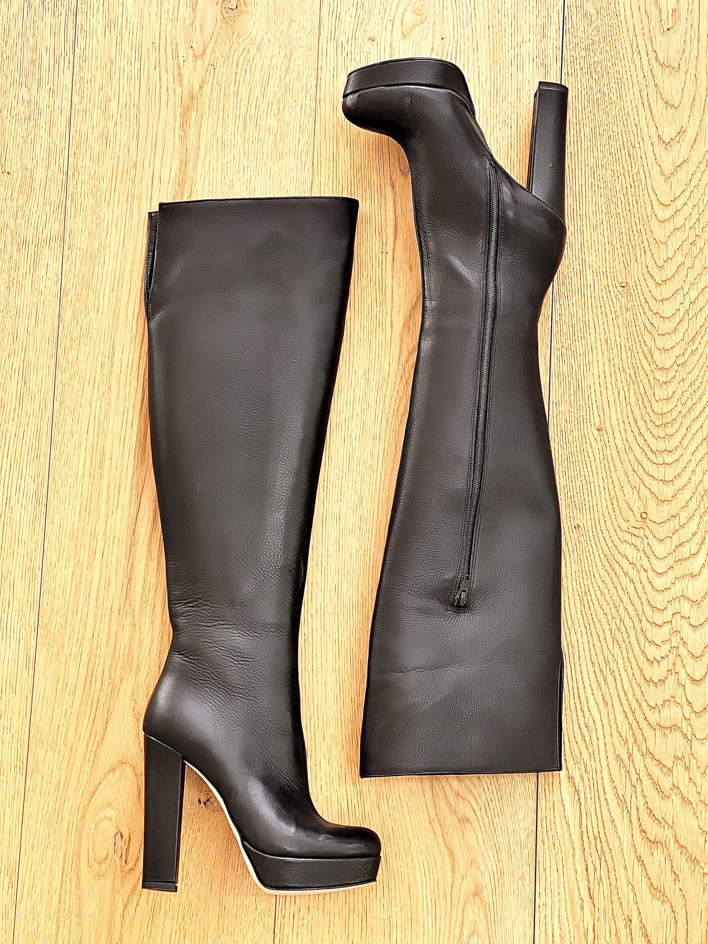 KRISTEN LEATHER BLACK