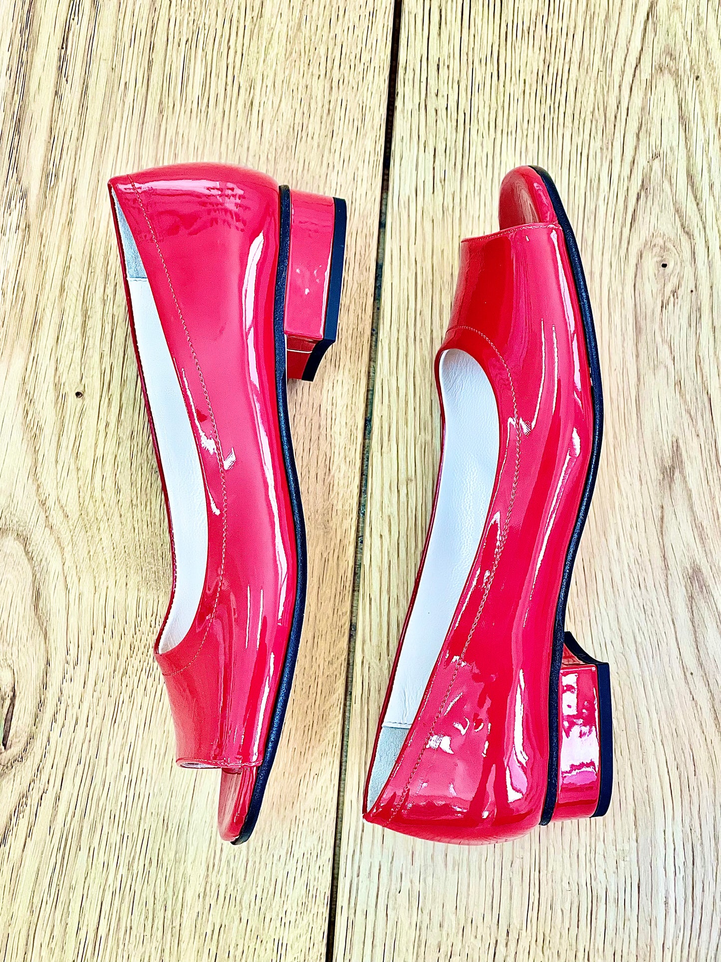 NICOLE CUIR VERNI ROUGE