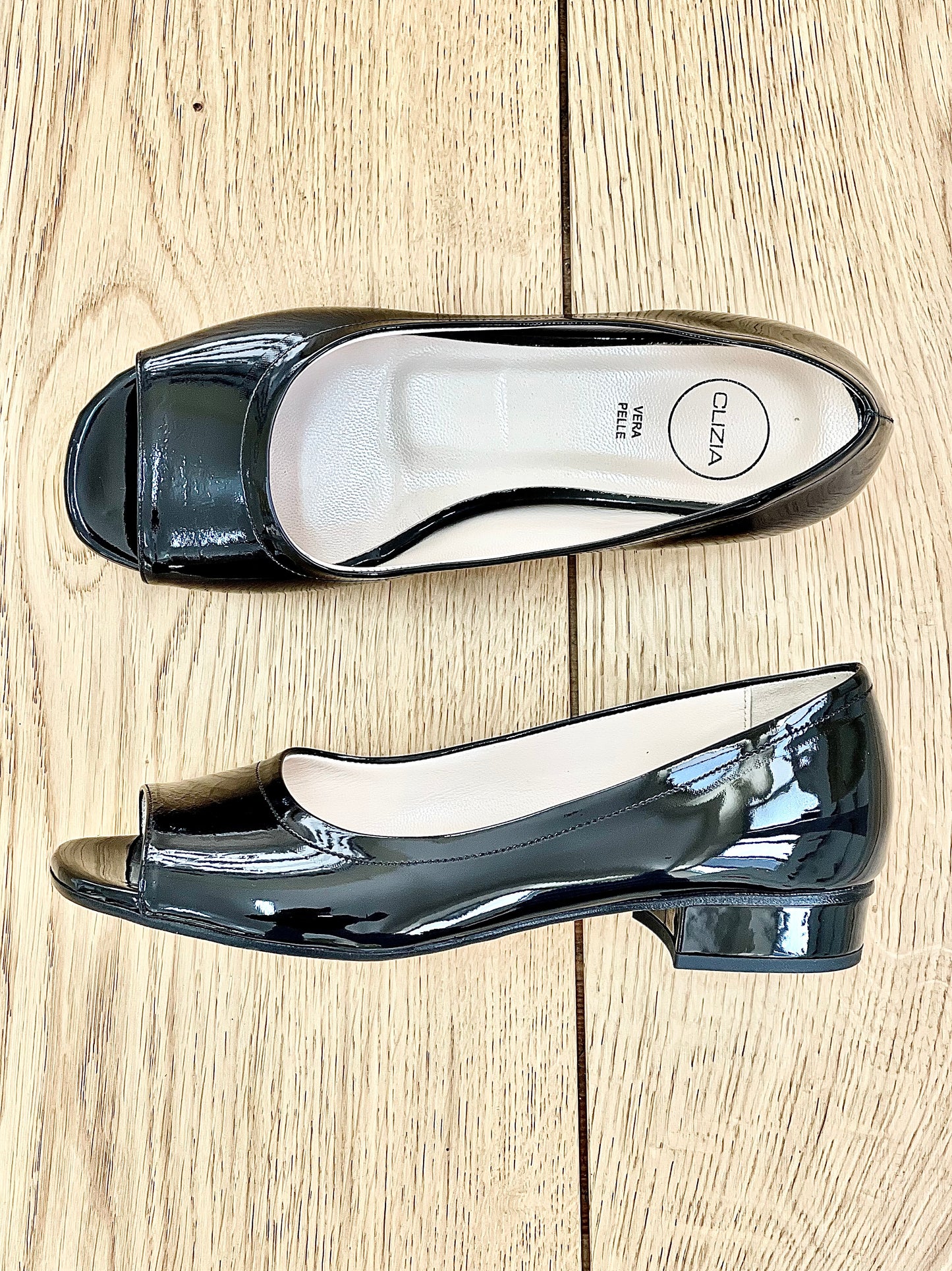 NICOLE CUIR VERNI NOIR