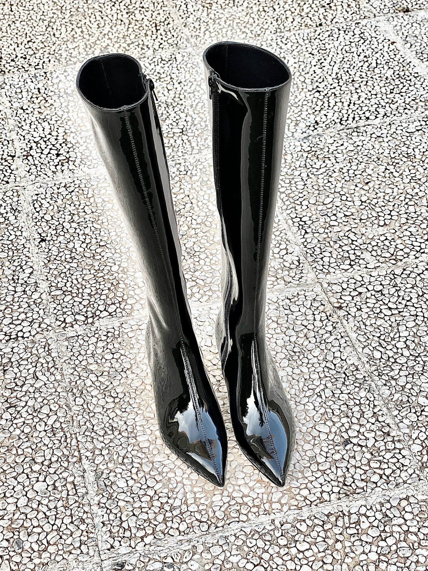 CUIR VERNI NOIR CANDY