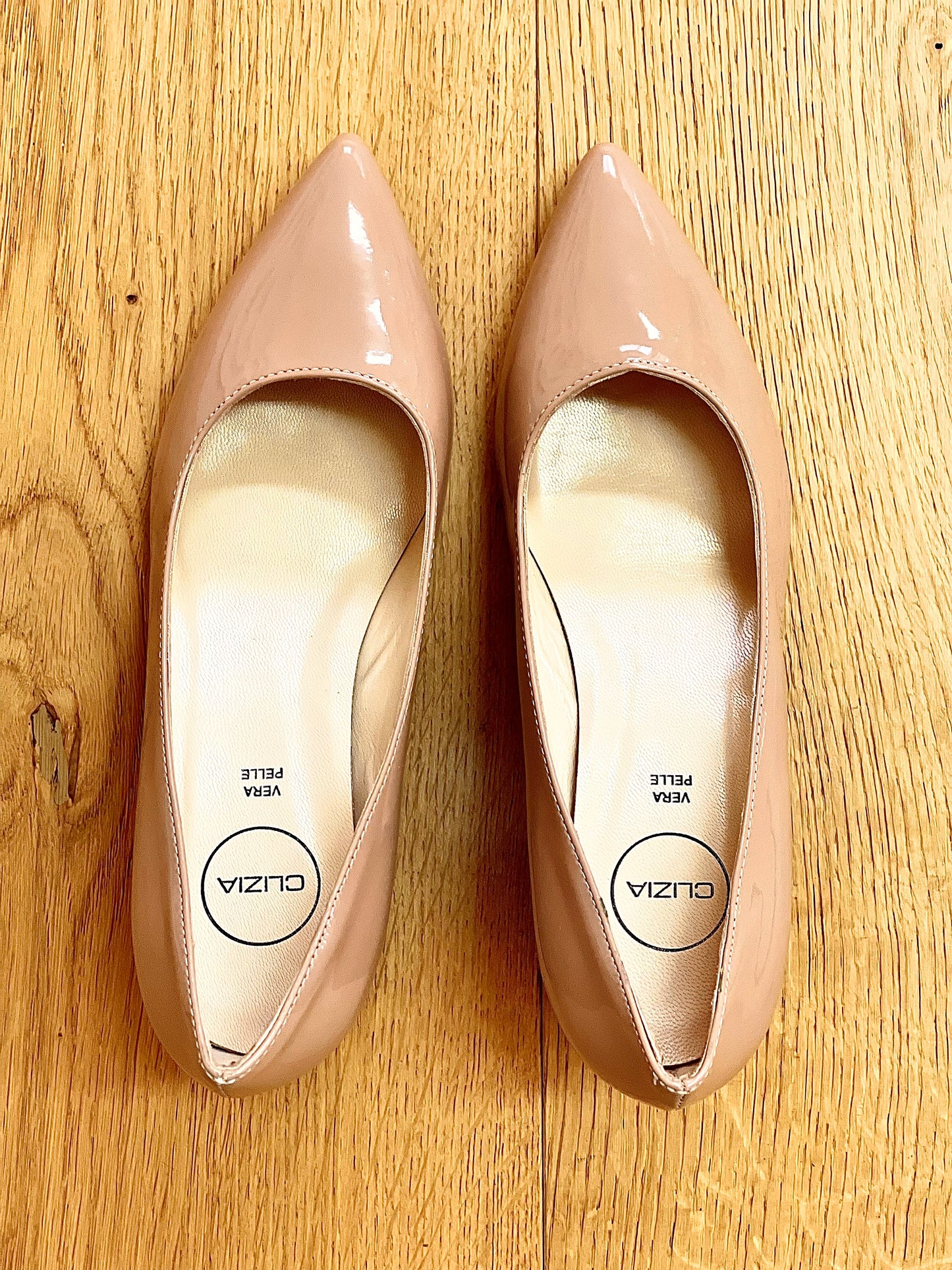 INNA NUDE PATENT LEATHER