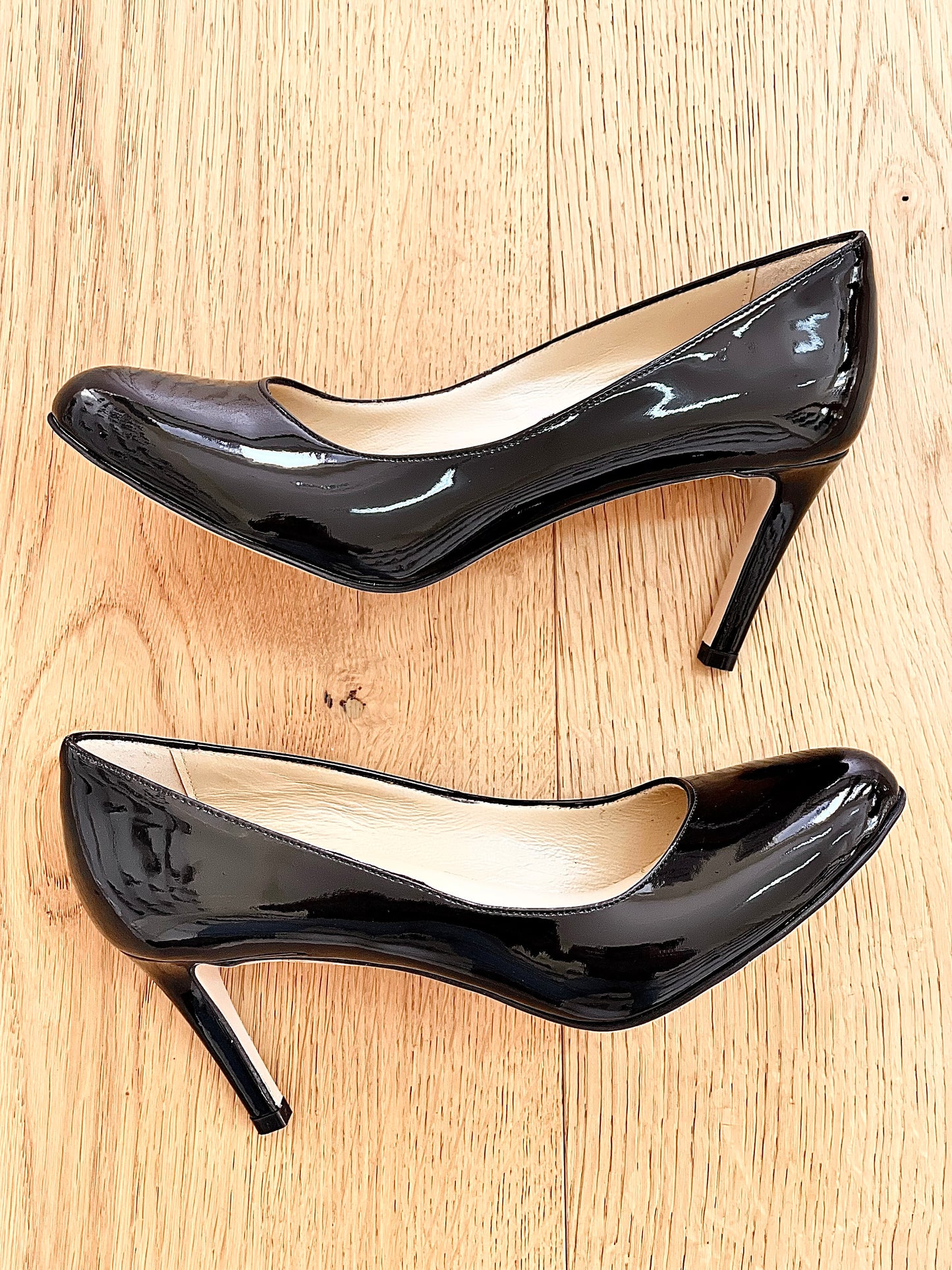 JENNYFER CUIR VERNI NOIR