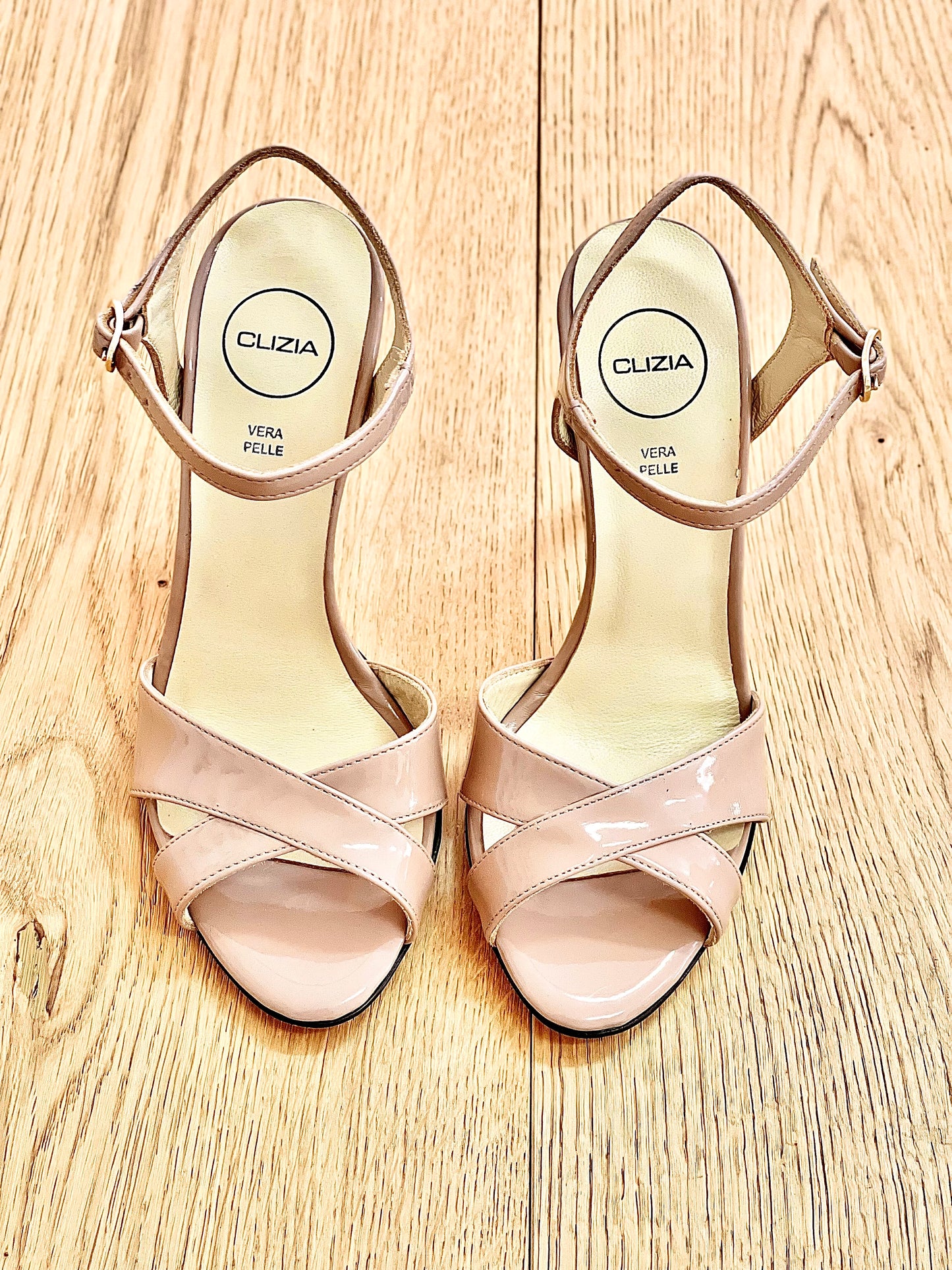 LAYLA NUDE PATENT LEATHER