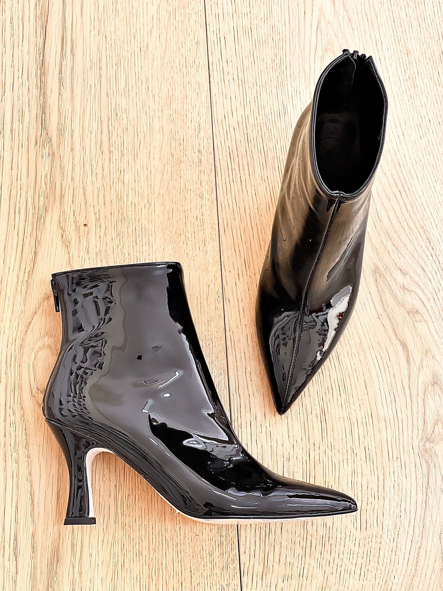 LIAM CUIR VERNI NOIR