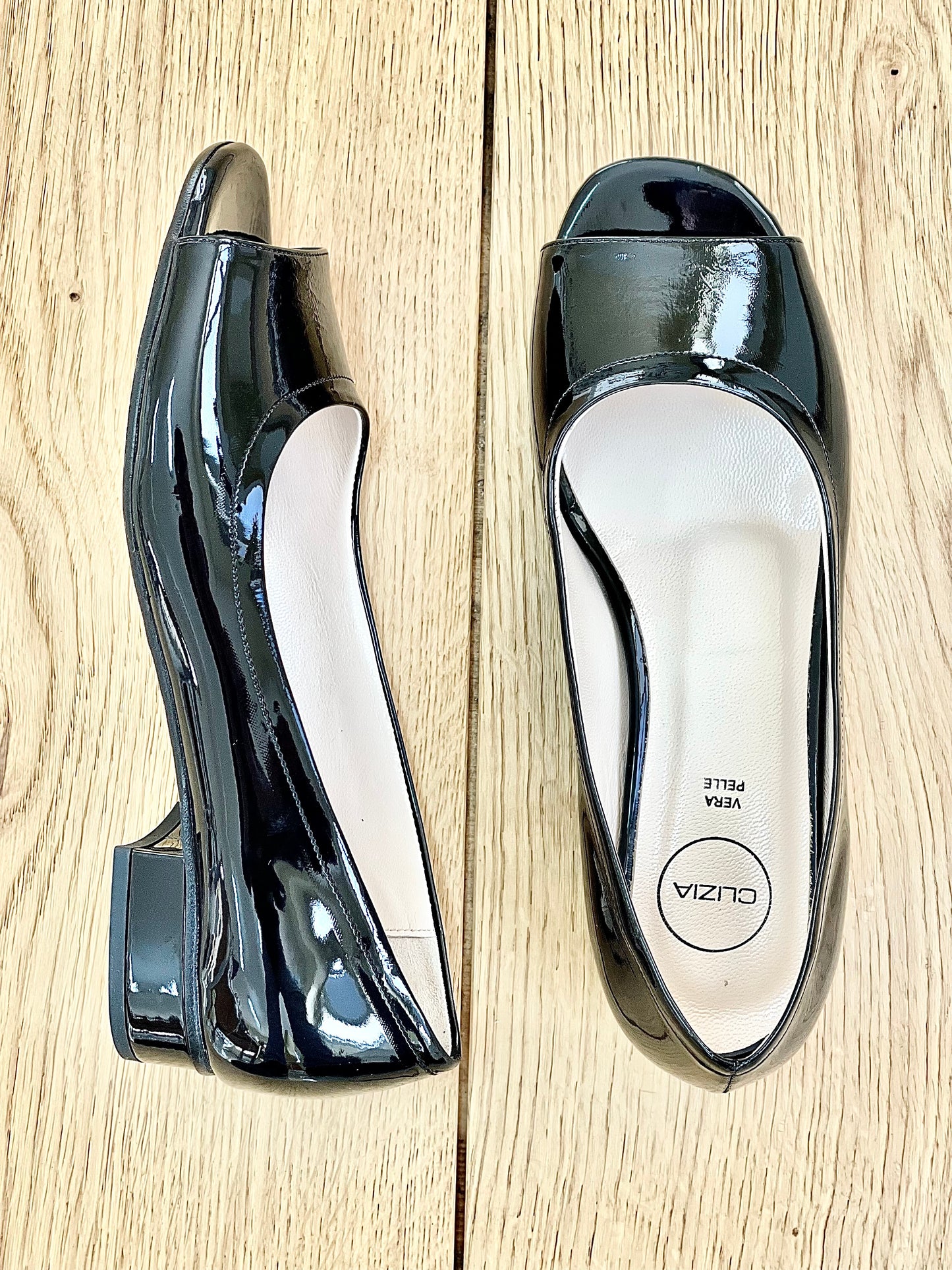 NICOLE CUIR VERNI NOIR