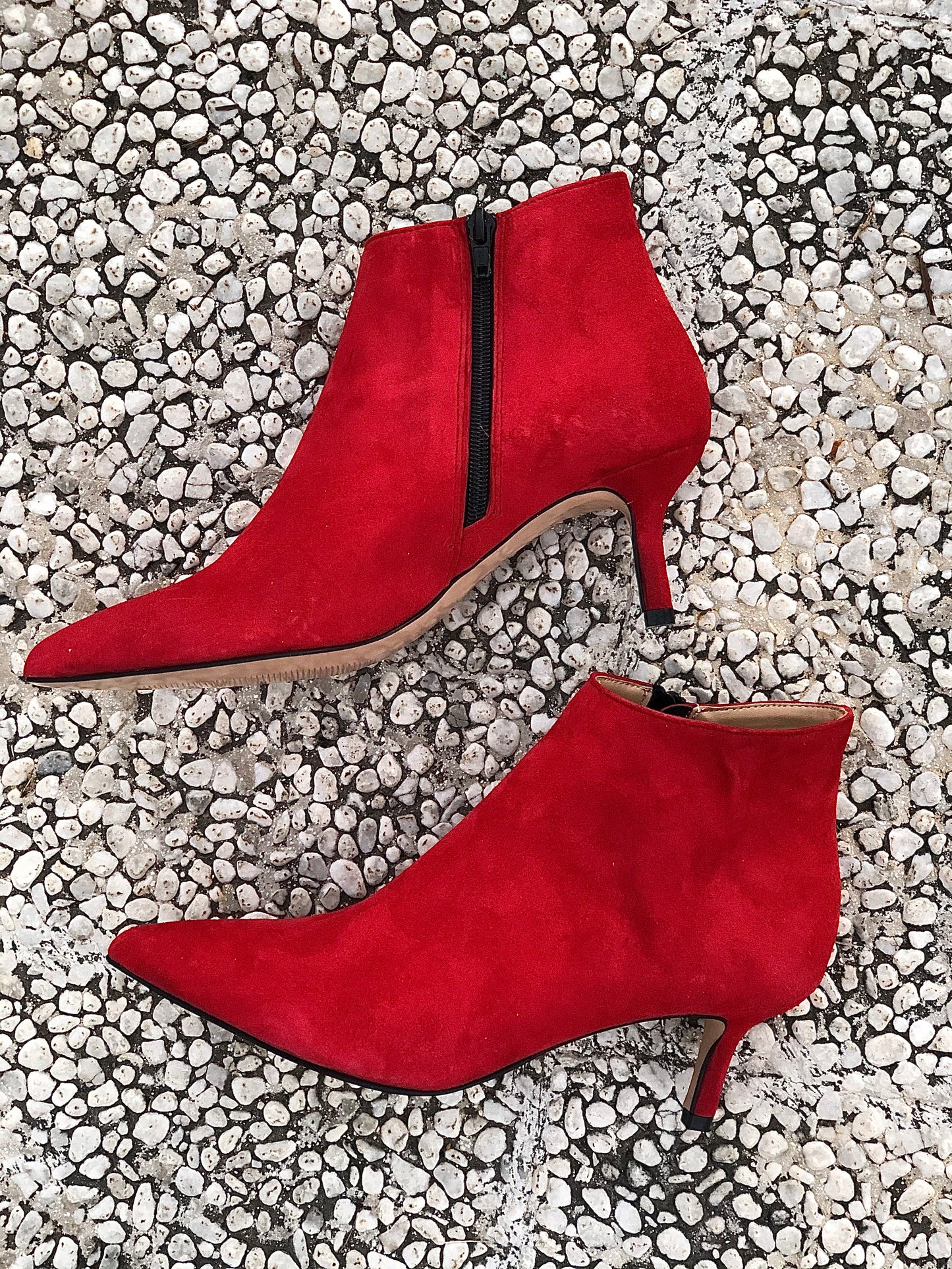 TITTY RED SUEDE