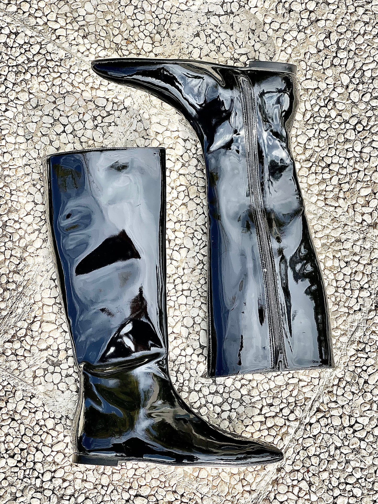 PETER NOIR CUIR VERNI