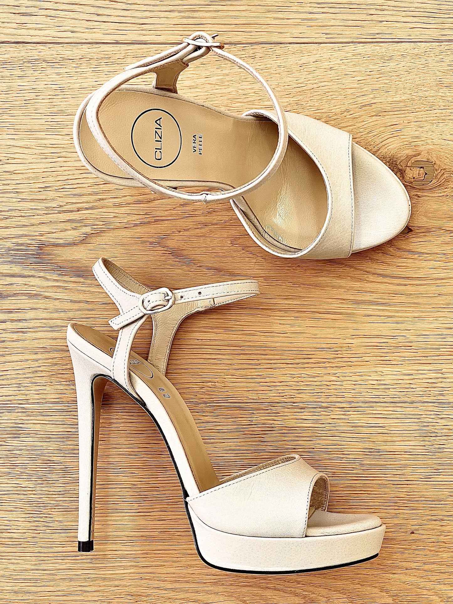 ALISA CUIR BEIGE