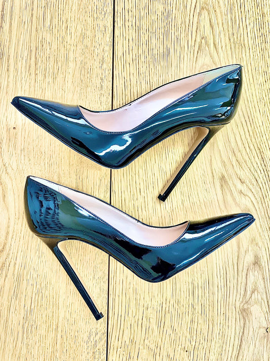 NOEUD CUIR VERNI NOIR