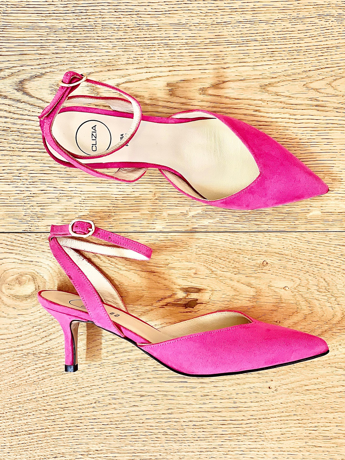 MARGARET SUEDE FUCHSIA