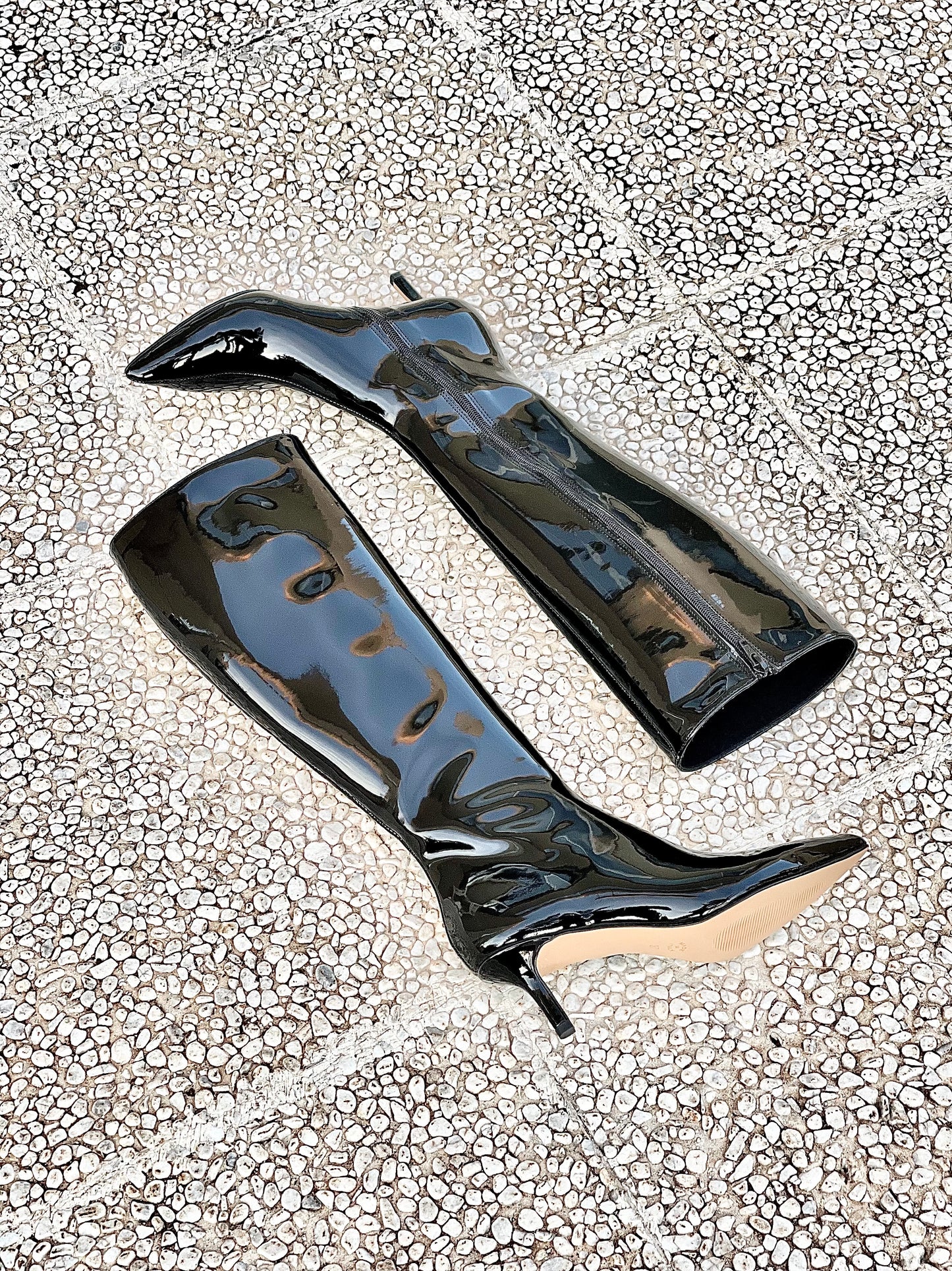 CUIR VERNI NOIR CANDY