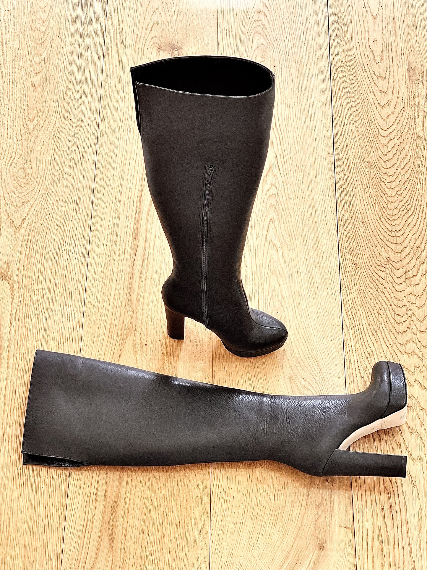 KRISTEN LEATHER BLACK