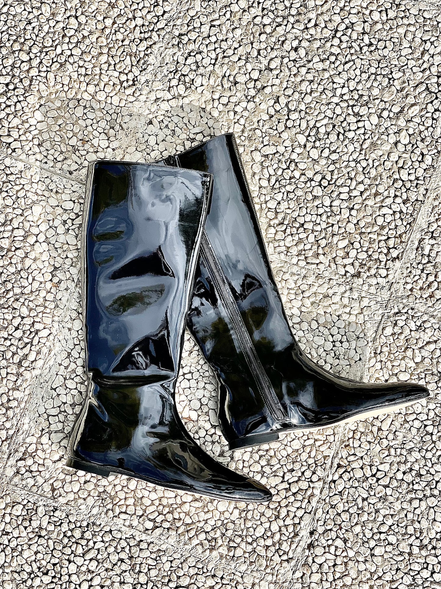 PETER NOIR CUIR VERNI