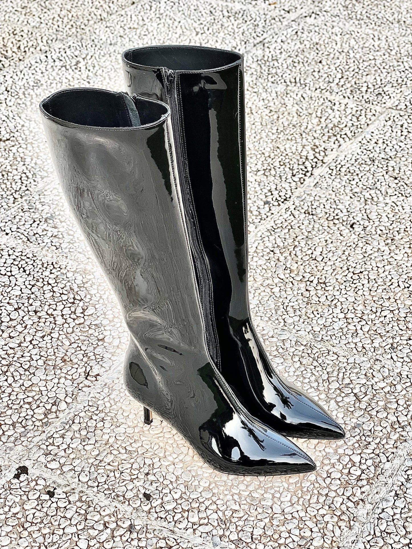 CUIR VERNI NOIR CANDY