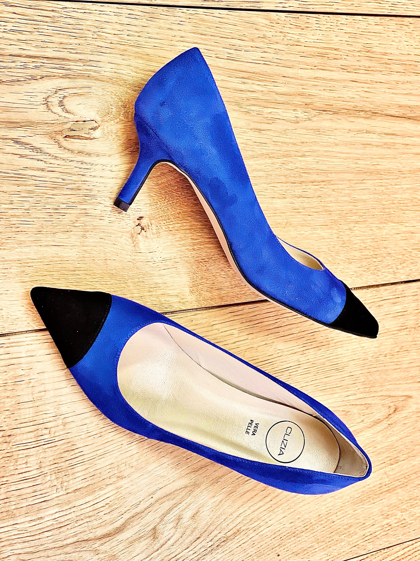 DAIM LÉGER BLEU/NOIR