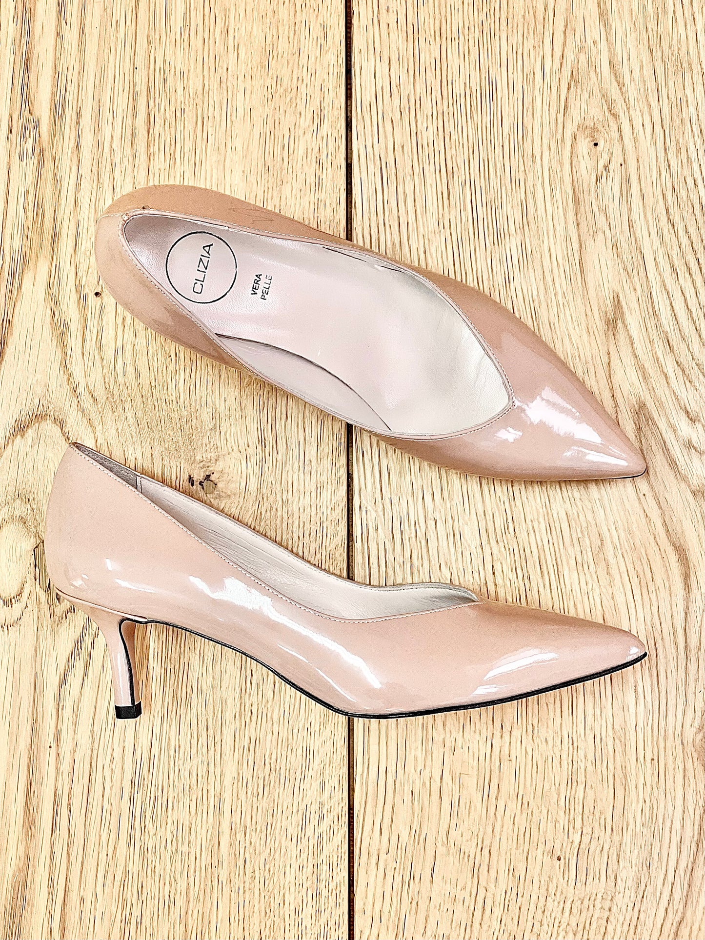SUSAN NUDE PATENT LEATHER