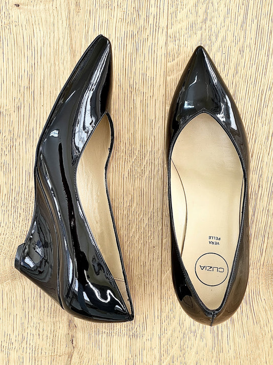 KARLA CUIR VERNI NOIR