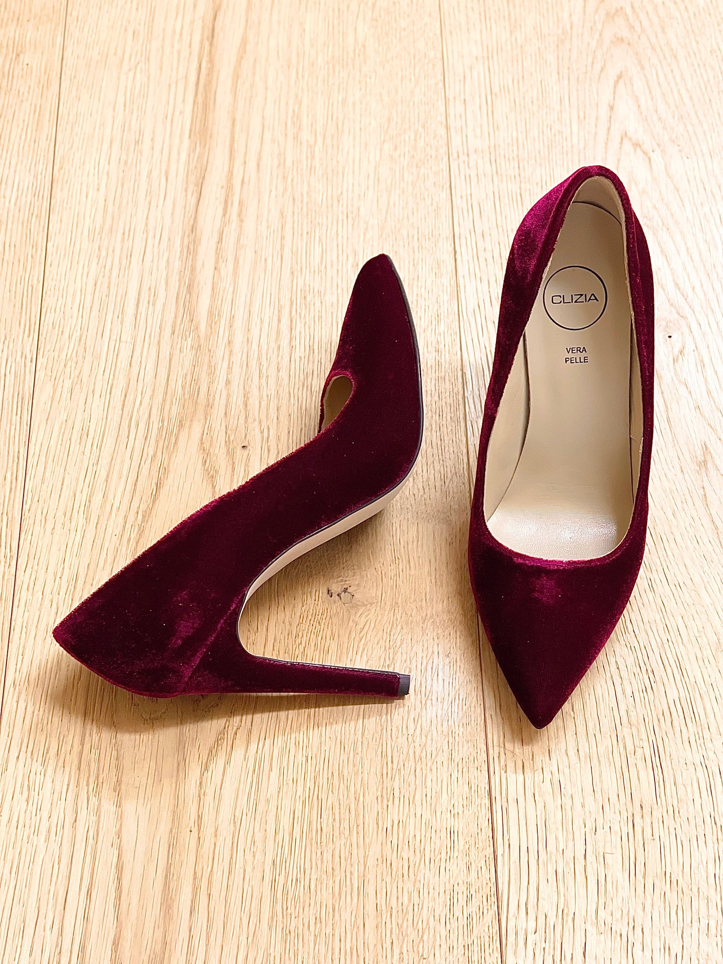 NOEUD VELOURS BORDEAUX