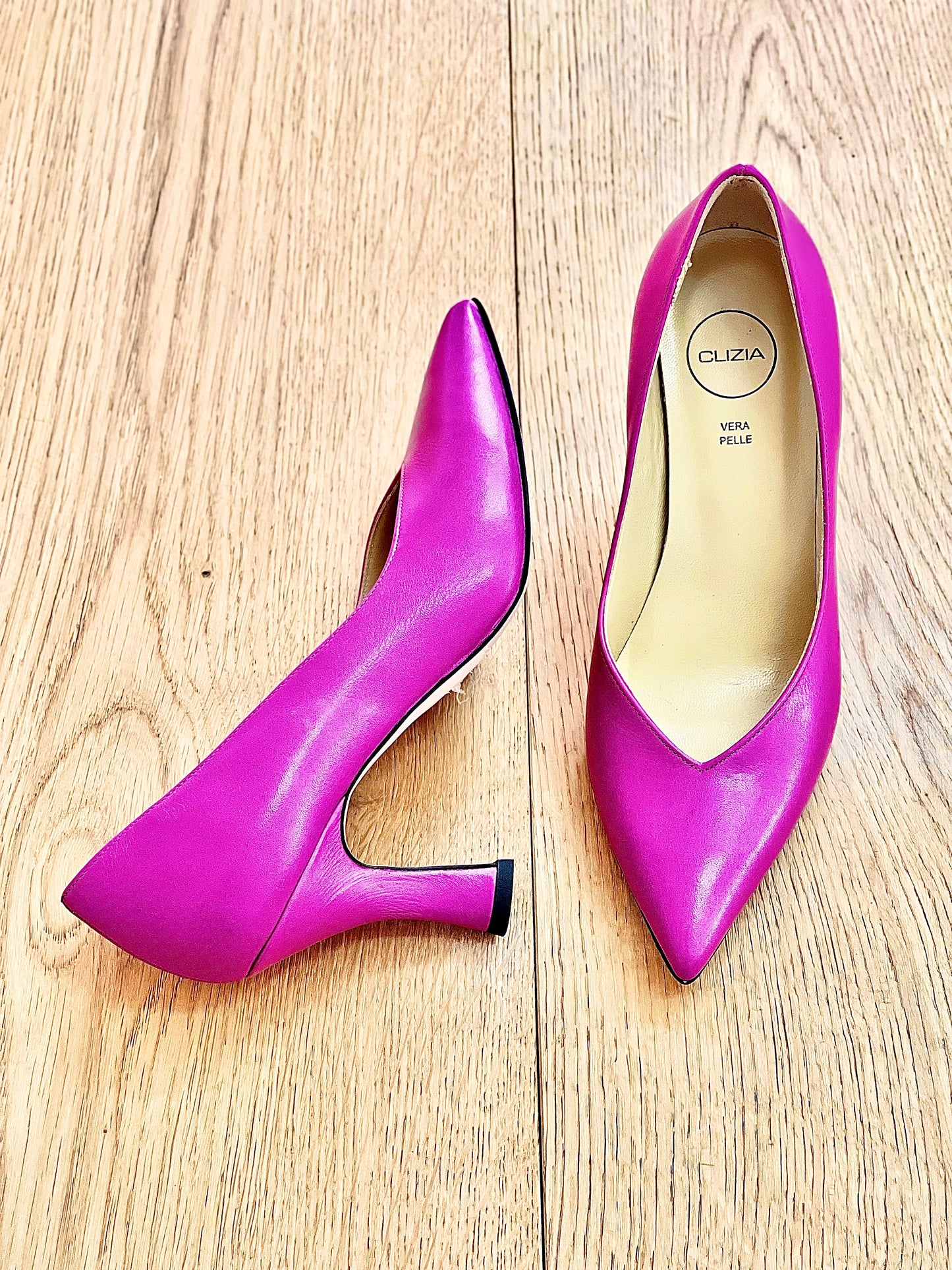 AMALIA CUIR FUCHSIA
