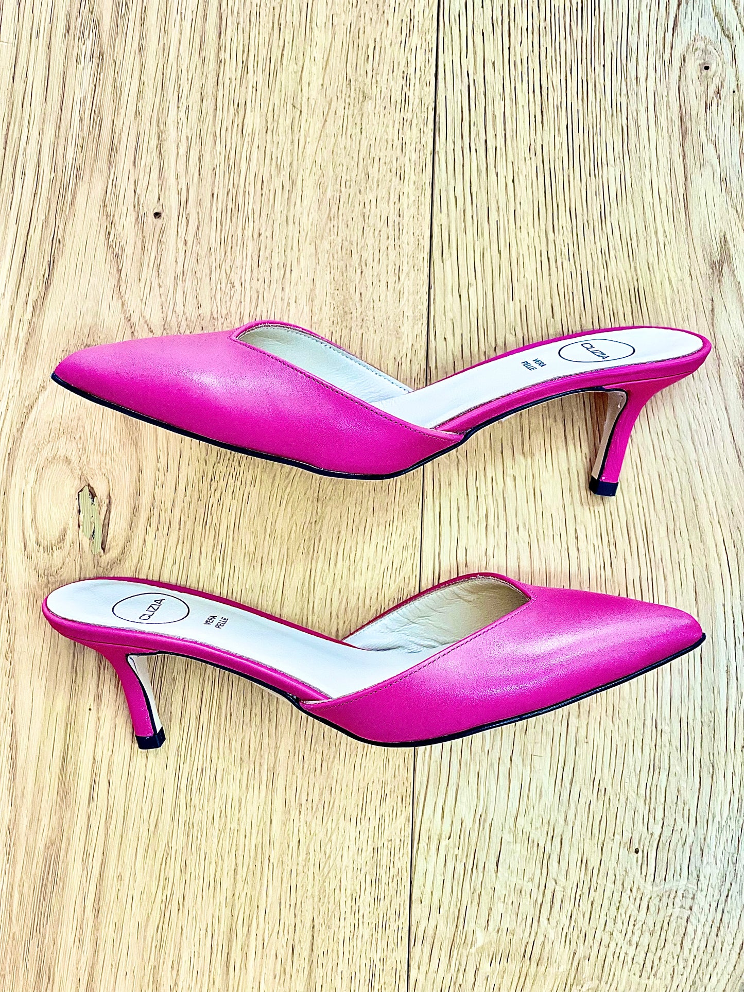 VIKY CUIR FUCHSIA