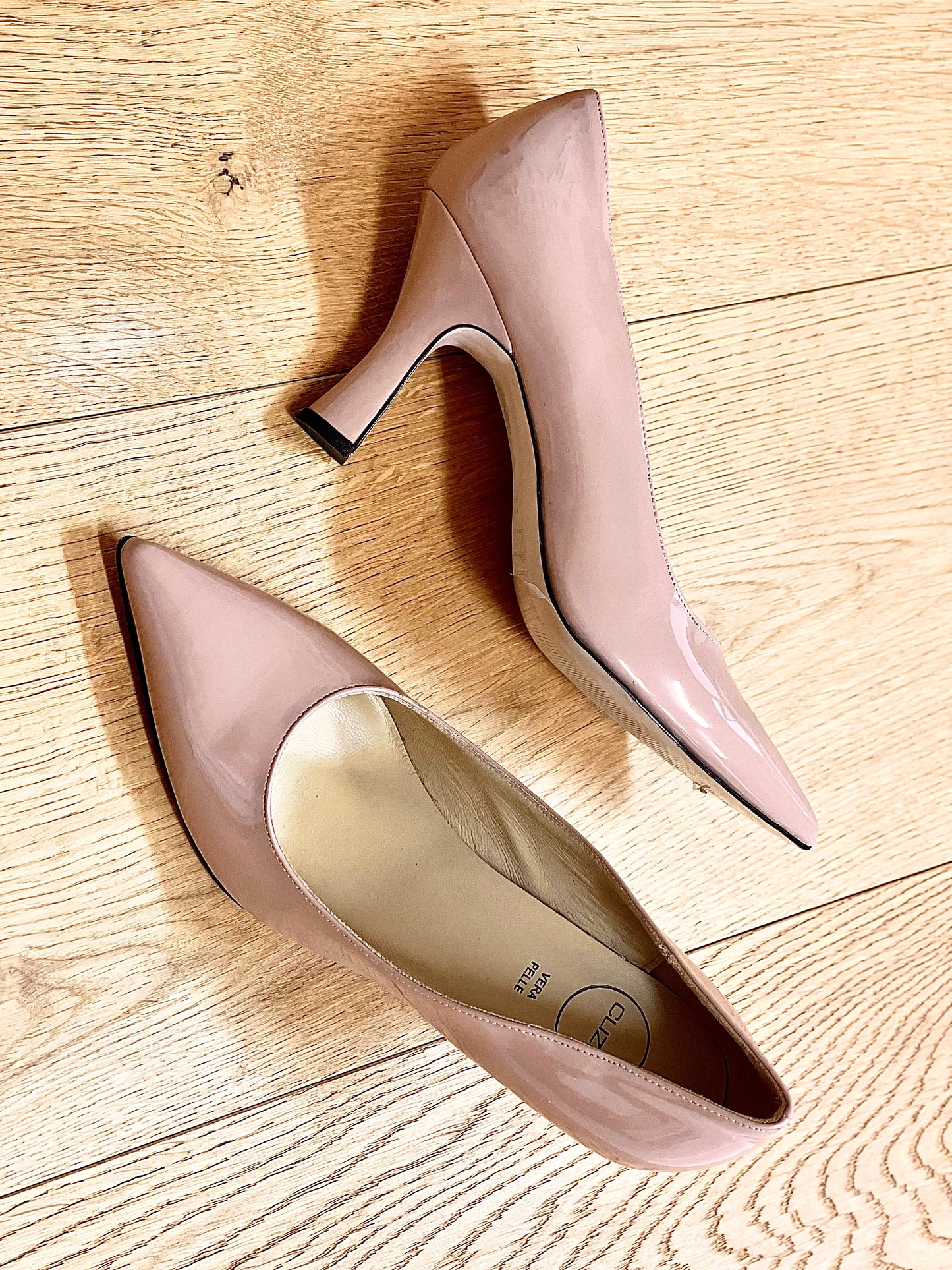 JOAN NUDE PATENT LEATHER