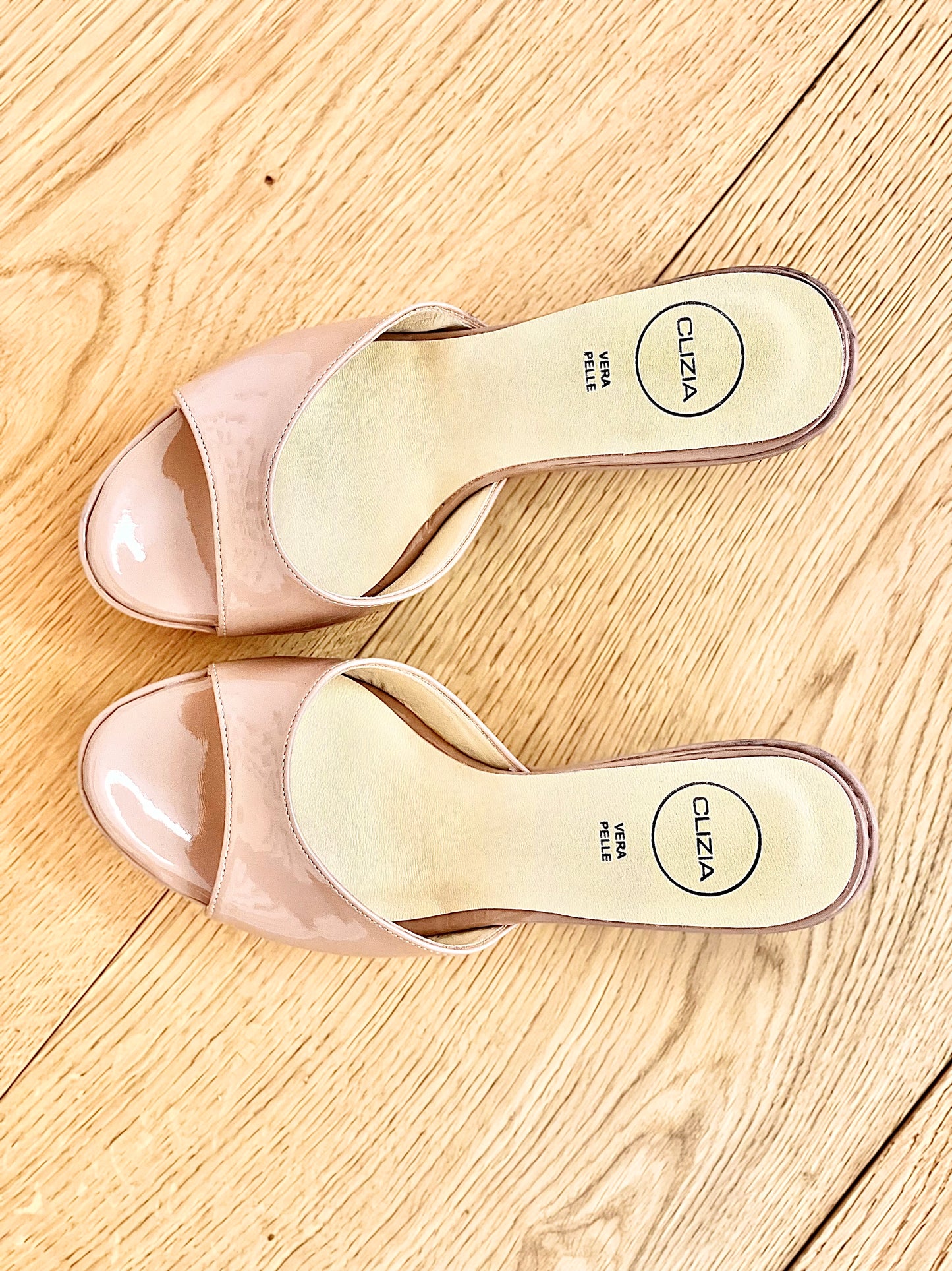 ALLISON NUDE PATENT LEATHER