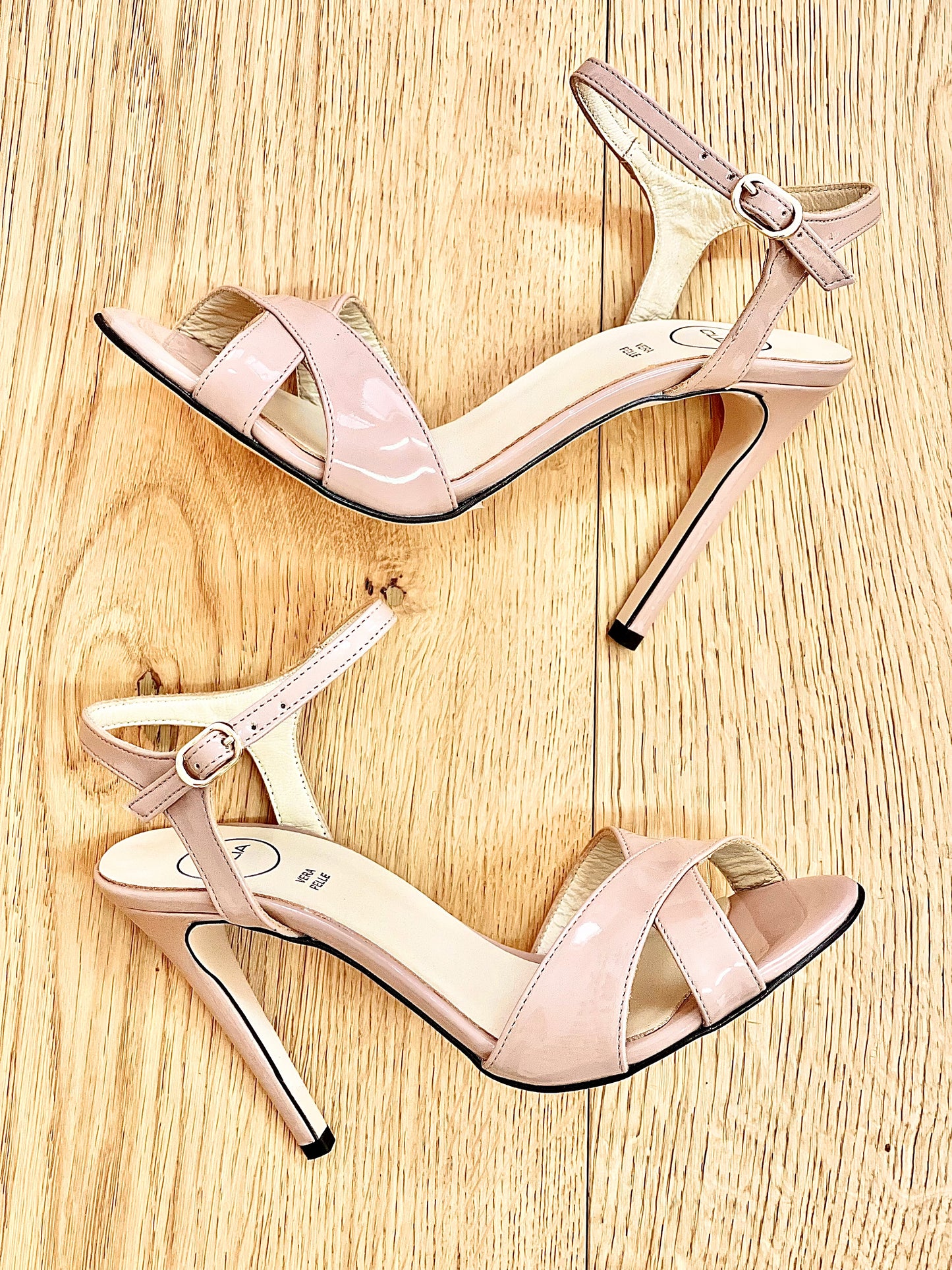 LAYLA NUDE PATENT LEATHER