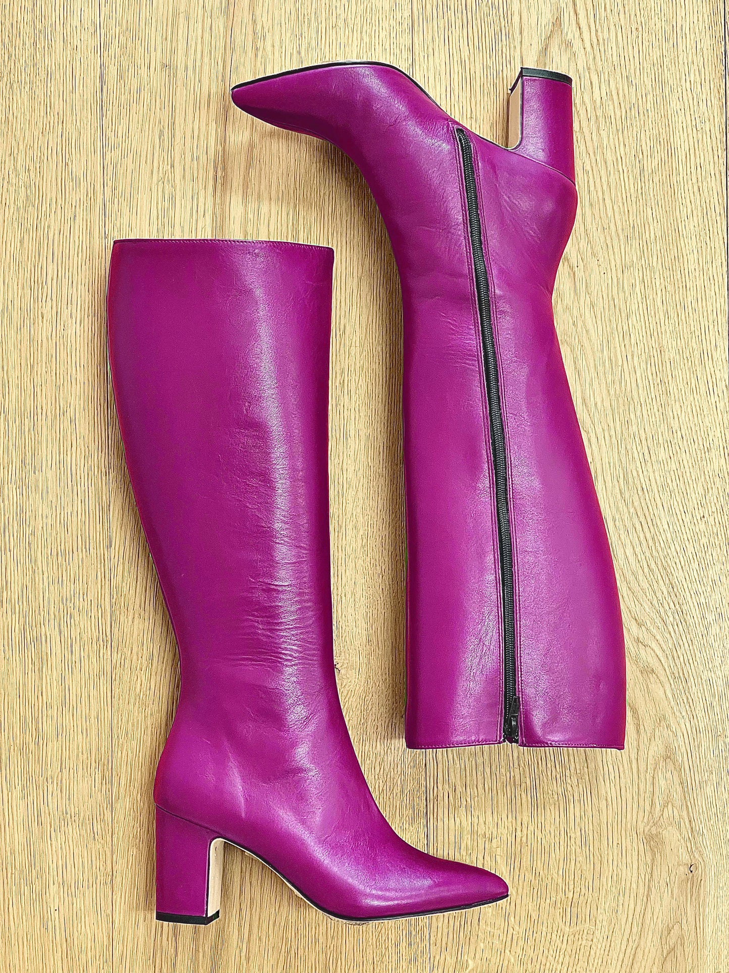 MARQUE CUIR FUCHSIA