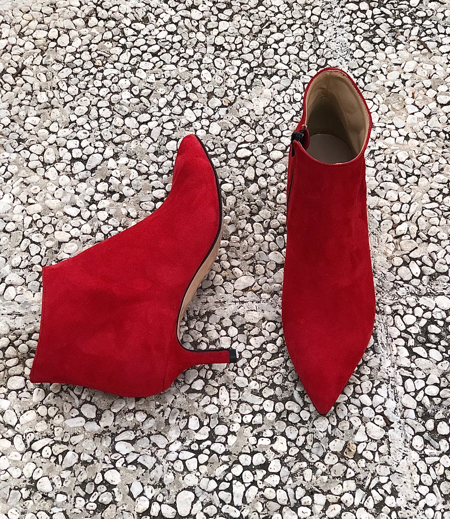 TITTY RED SUEDE