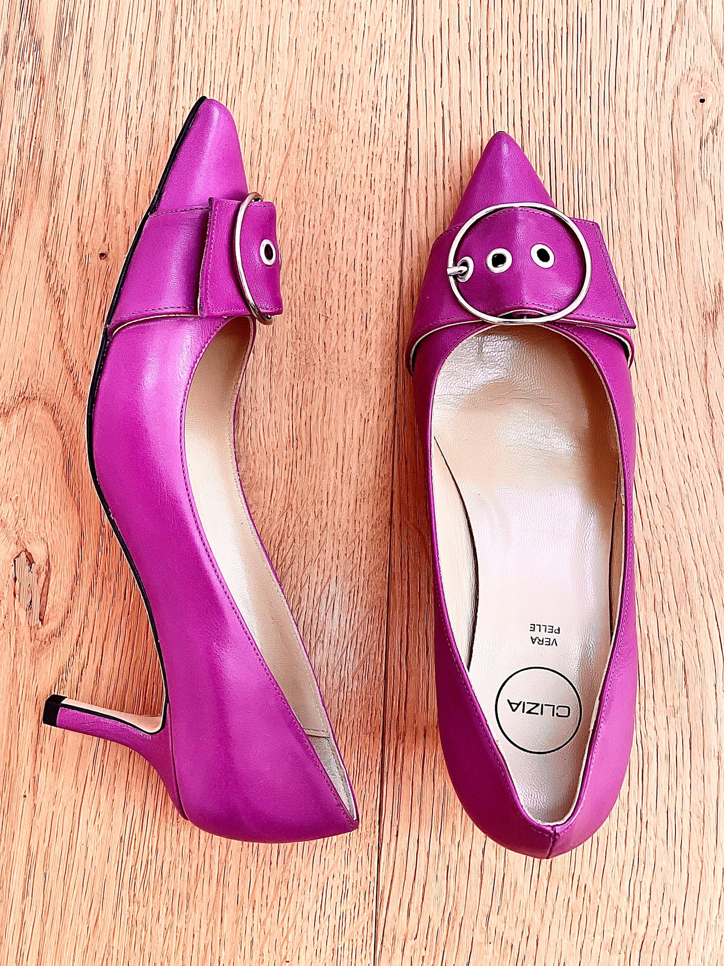 BONNIE CUIR FUCHSIA