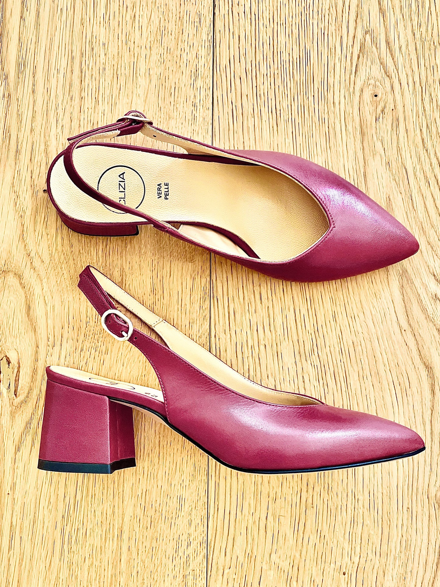 OLGA CUIR BORDEAUX