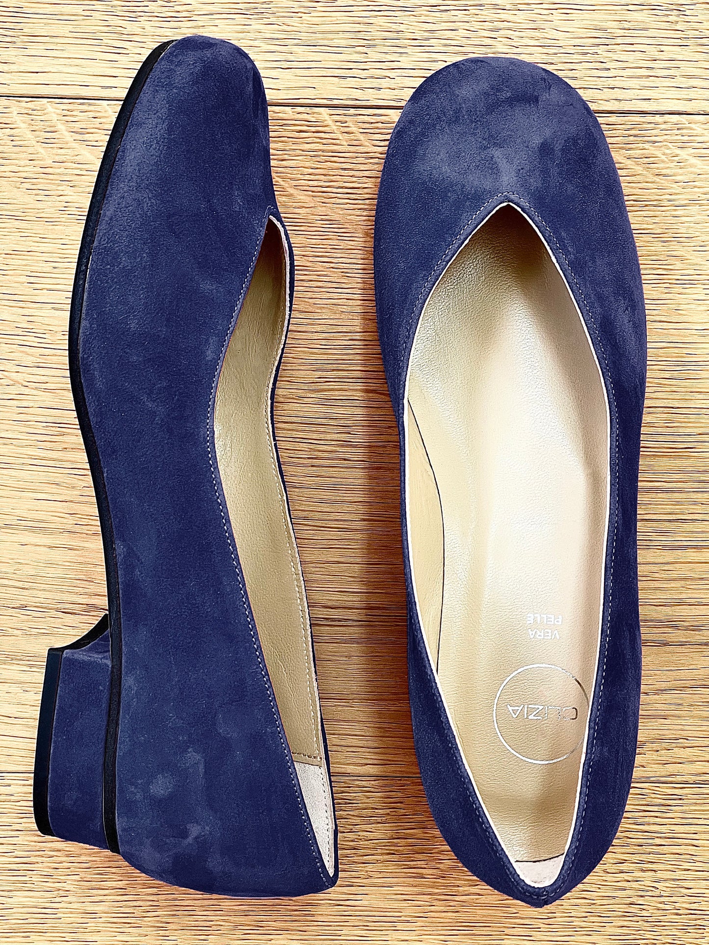 ANJA BLUE SUEDE