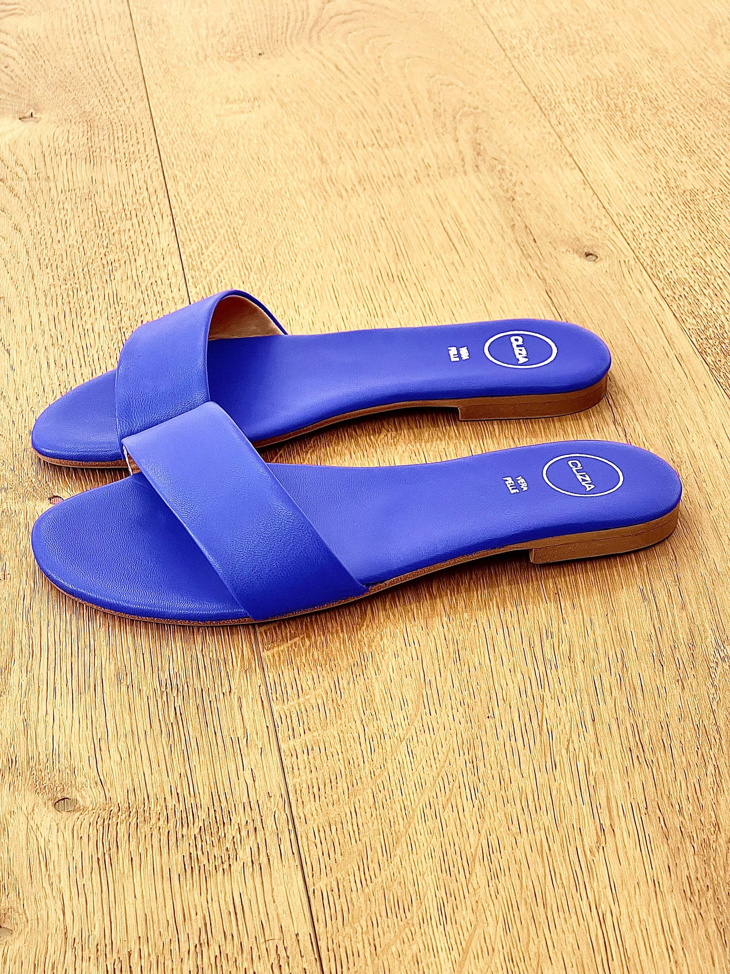 JIP BLAUW LEER
