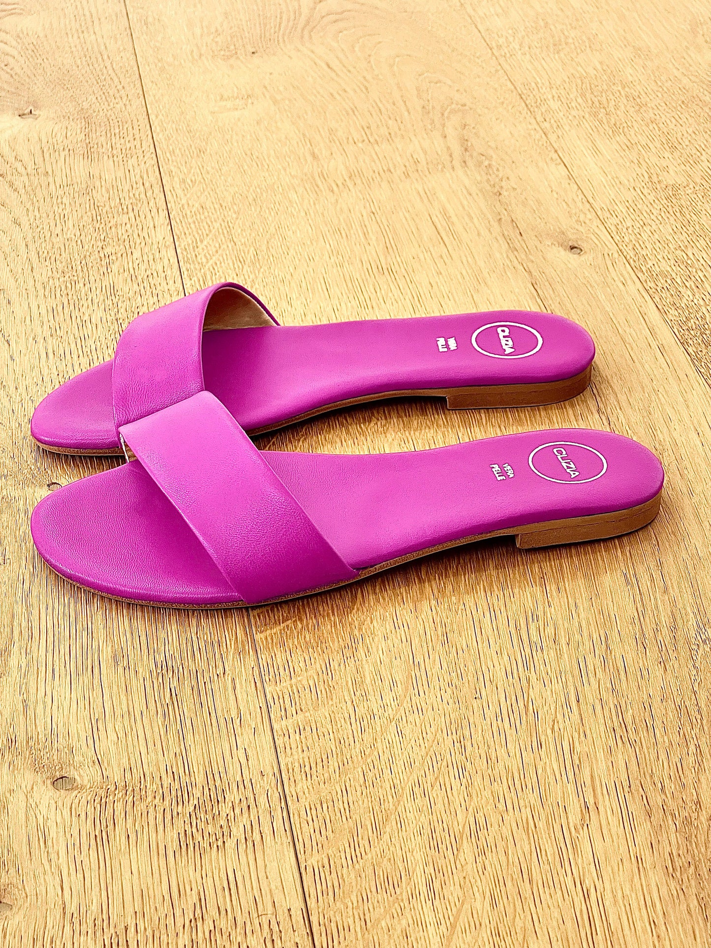 JIP LEER FUCHSIA