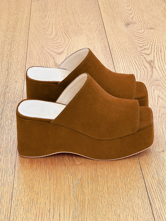 NIKO SUÈDE COGNAC