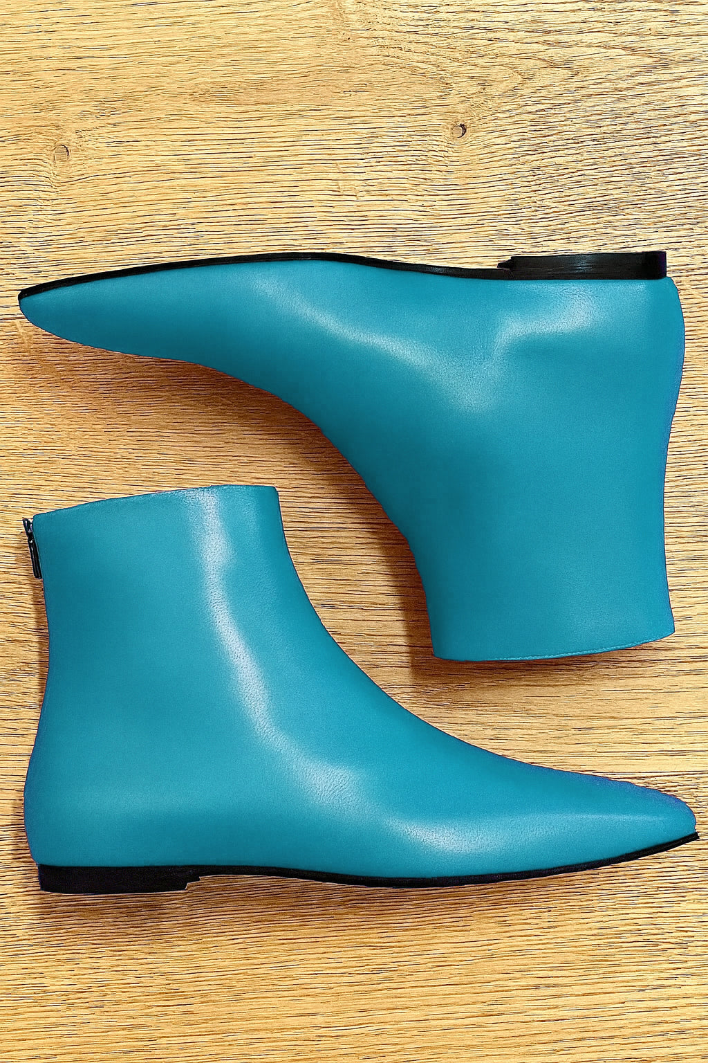 SINDEL LEER BLAUW