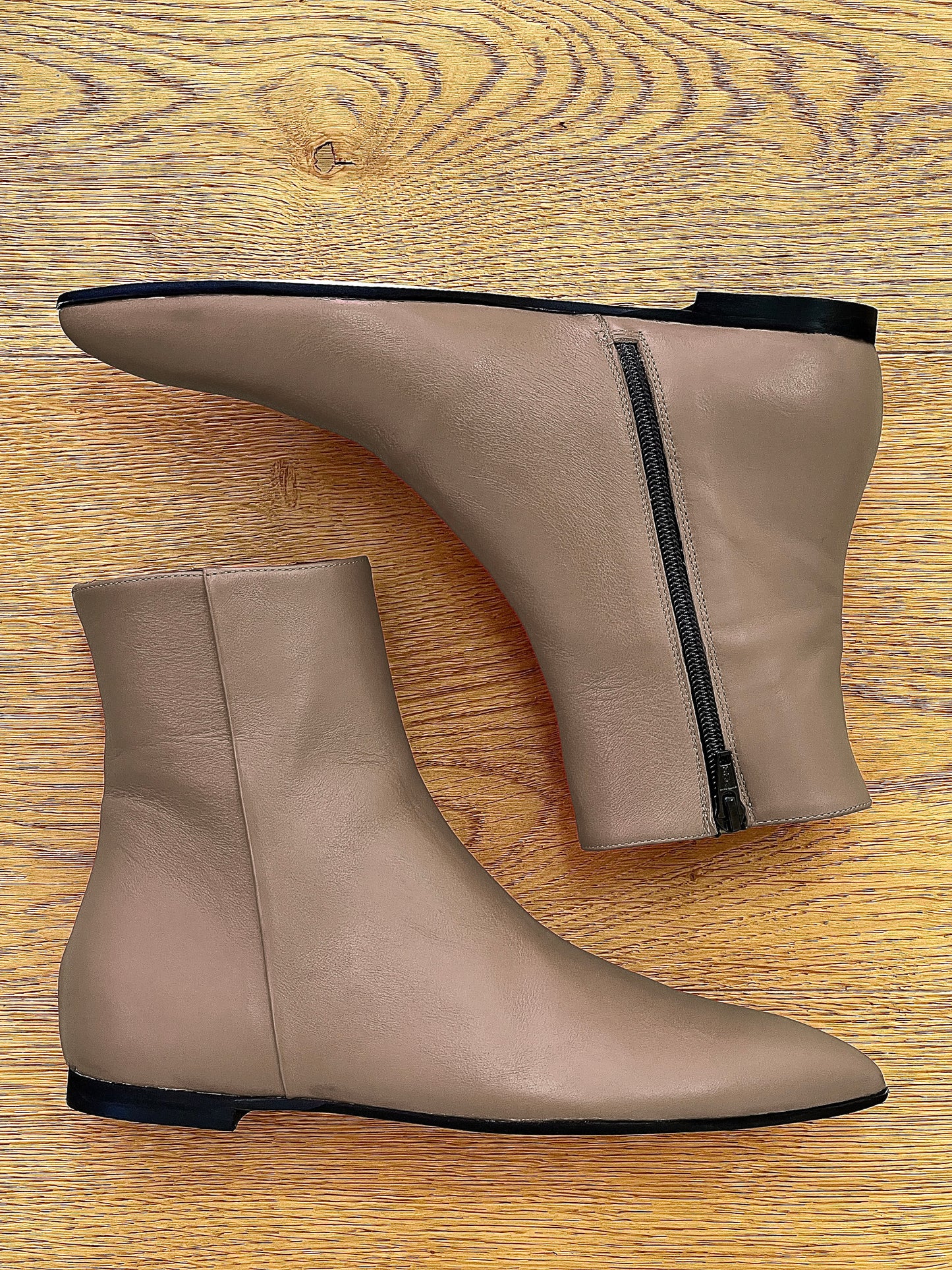 GERRI TAUPE LEER