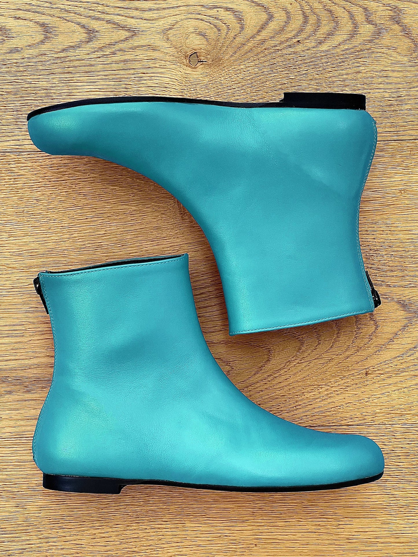 SURIA LEDER BLAUW