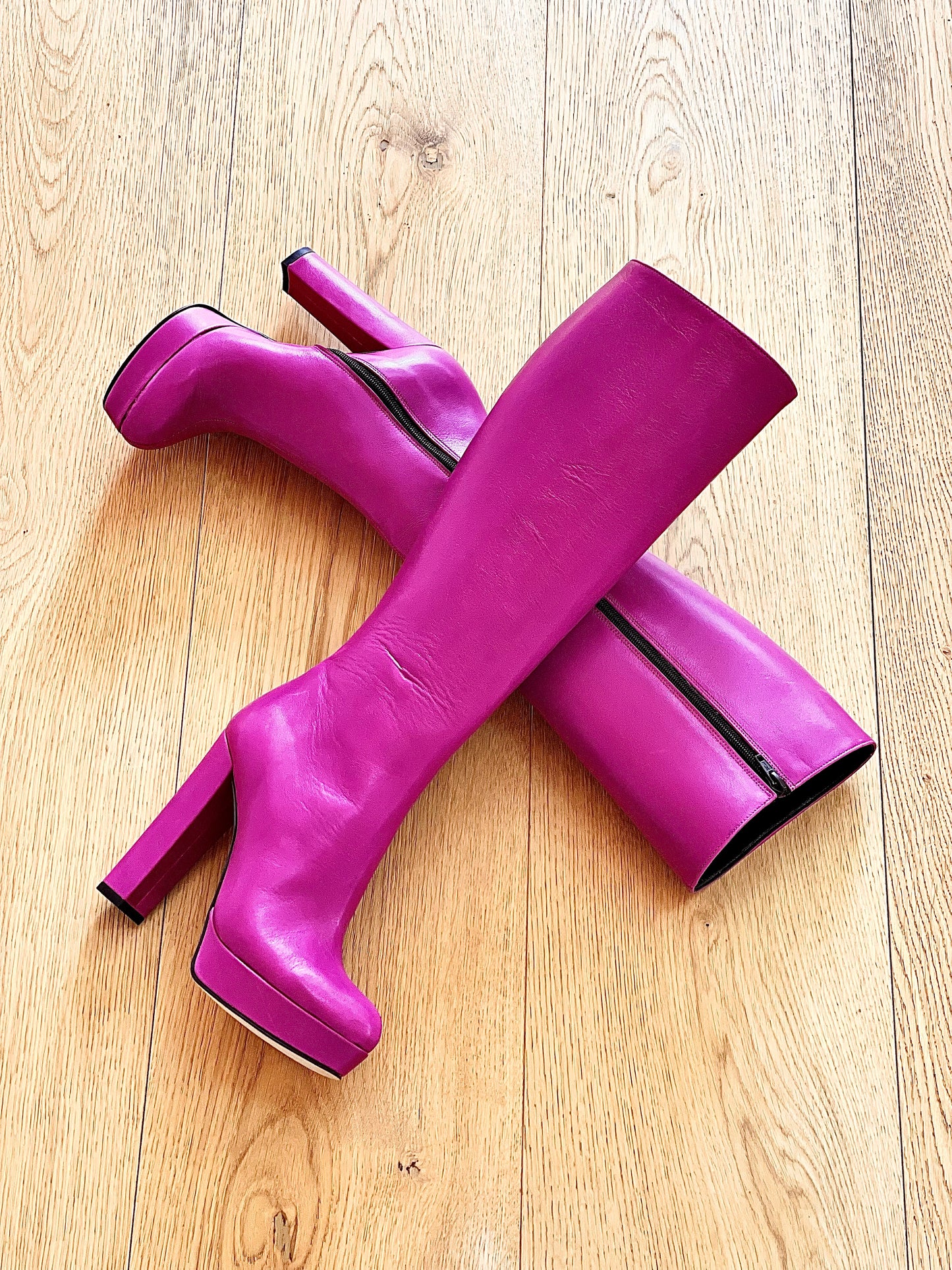 SAVANNE LEER FUCHSIA