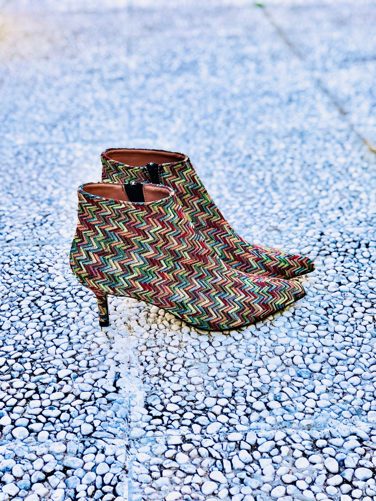 TIET JACQUARD ZIGZAG