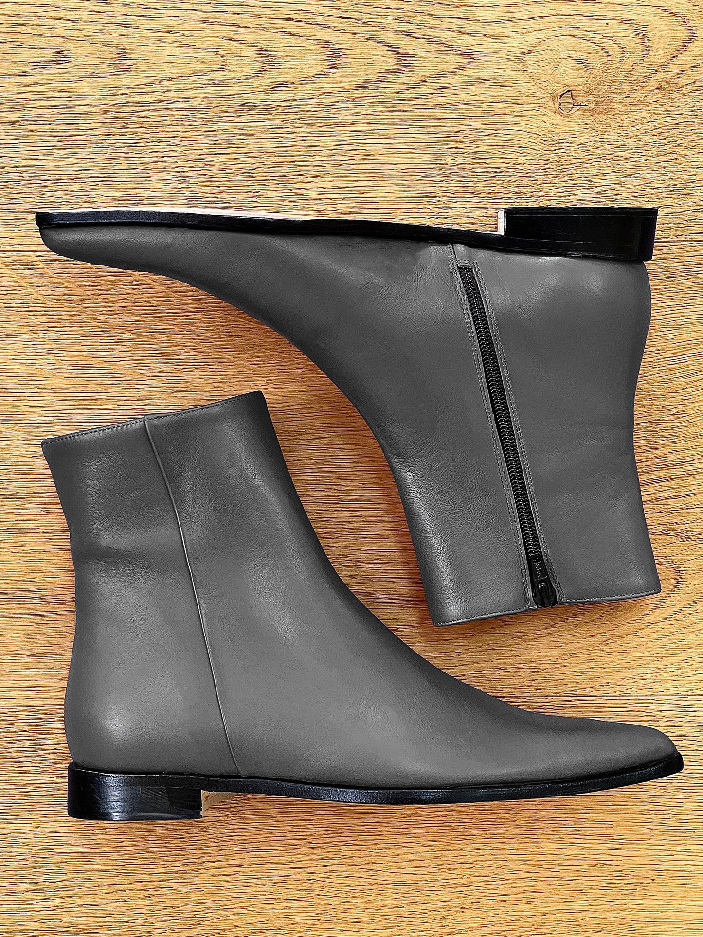ANDERS LEATHER SZARY