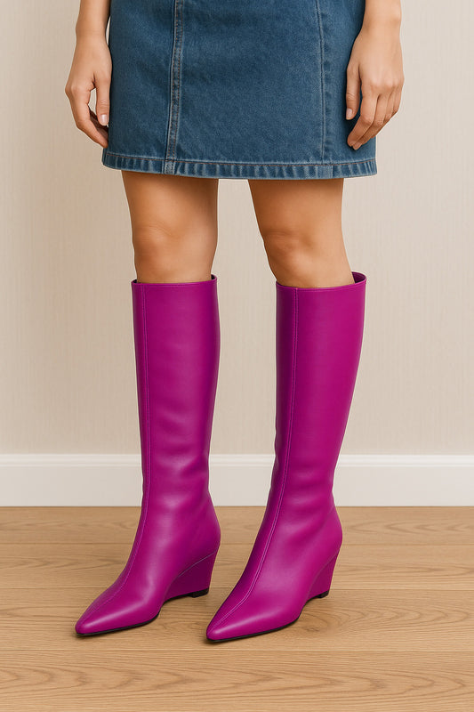 SYDNEY LEATHER FUCHSIA