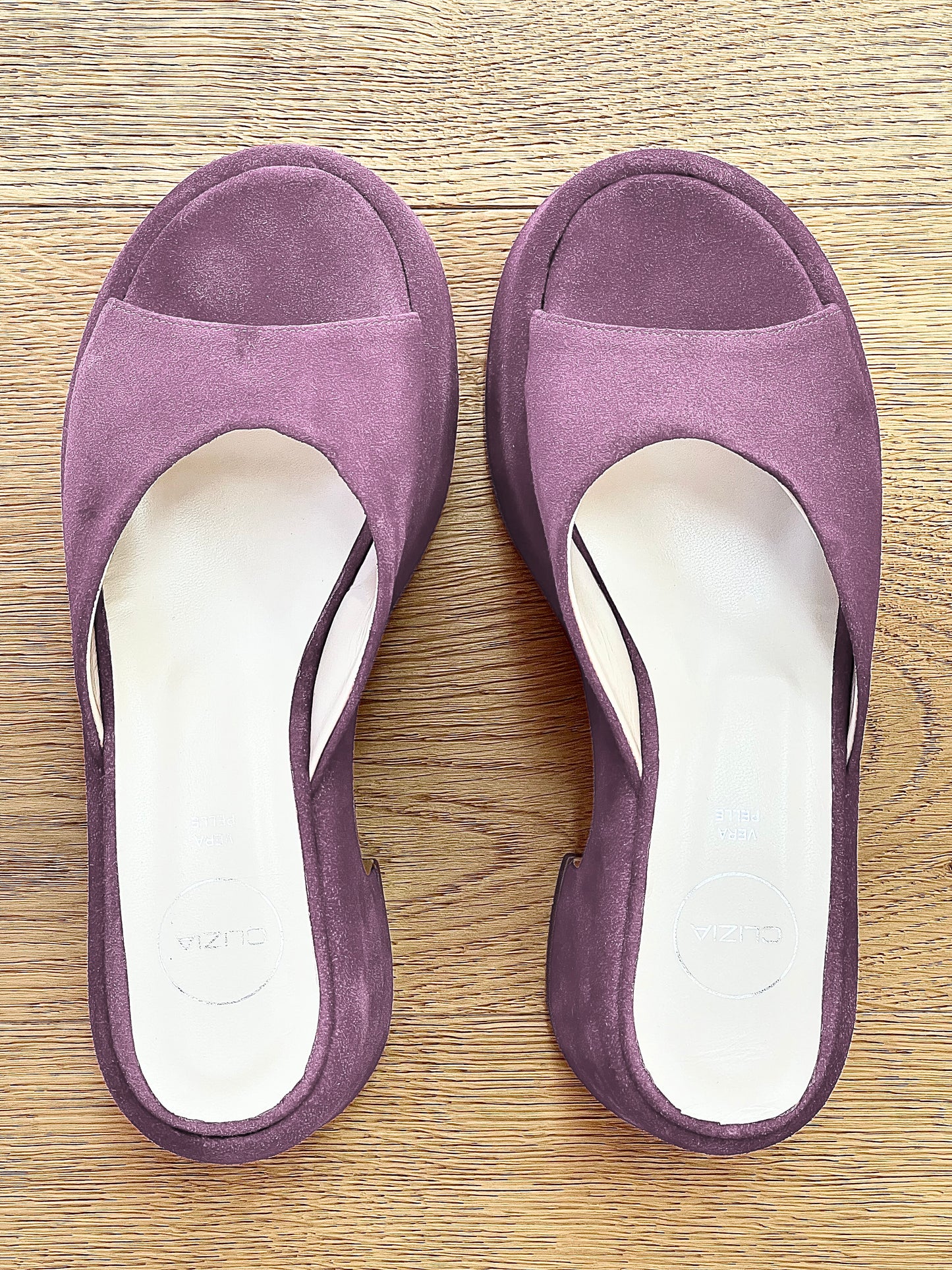 JACKIE SUEDE LILAC