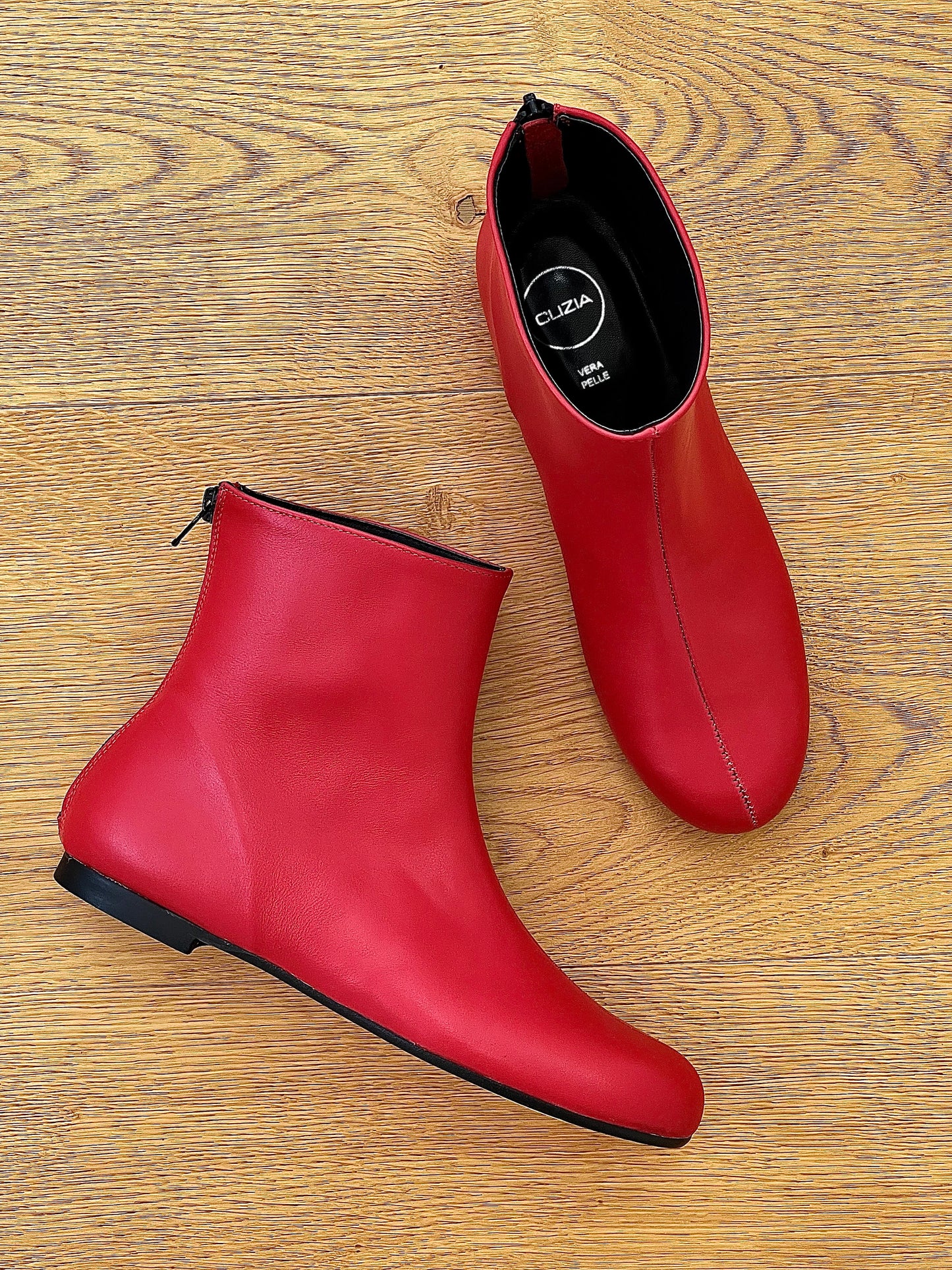 SURIA LEATHER RED