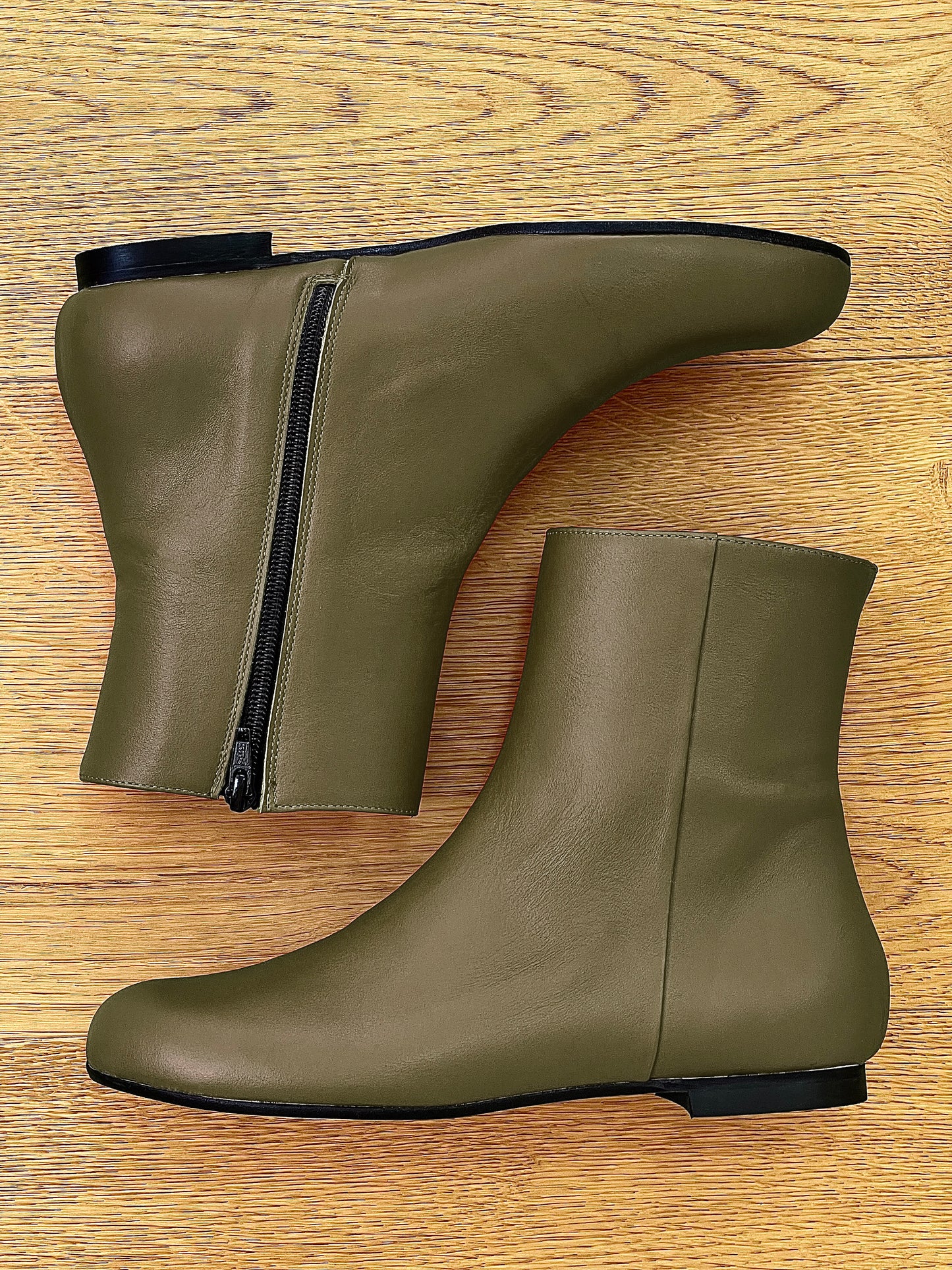 KOEN LEATHER KHAKI