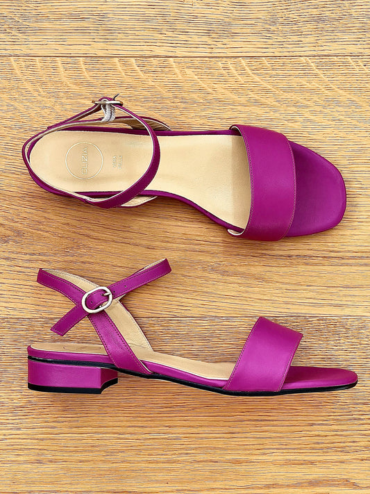 BROOK LEATHER FUKSJA